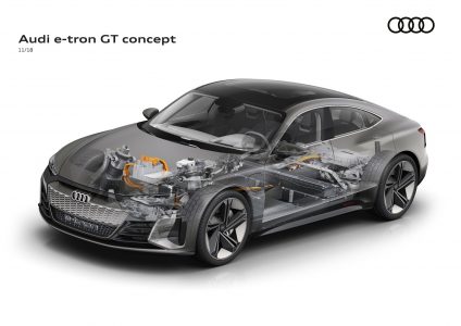 Audi e-tron GT Concept: Así es la antesala del brutal Gran Turismo 100% eléctrico