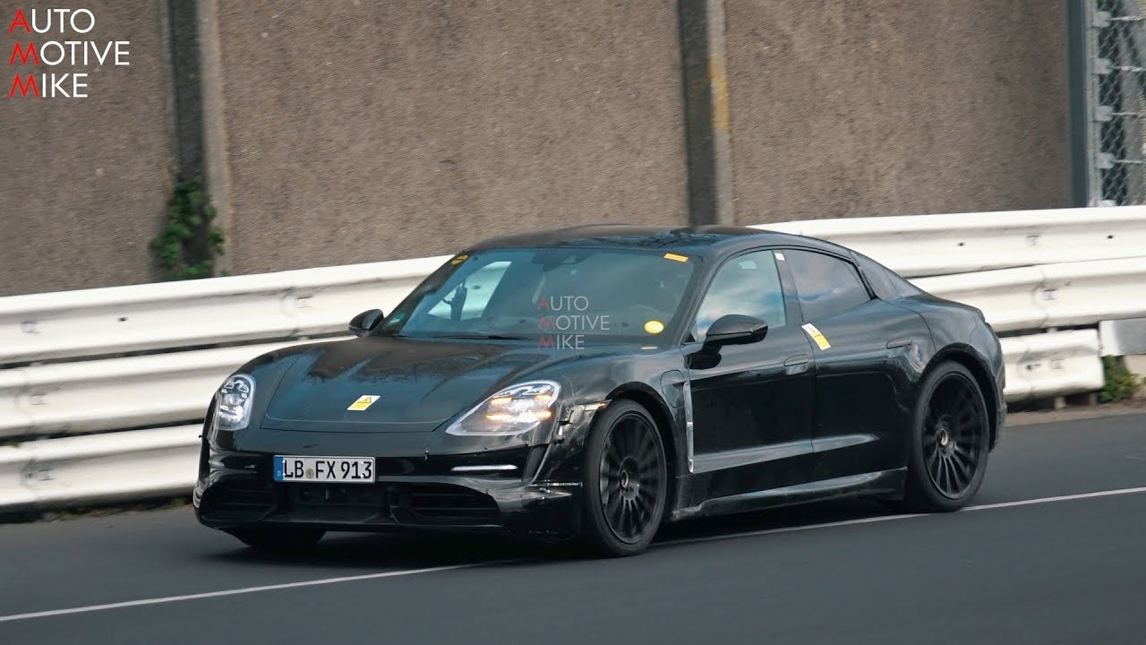 2019 PORSCHE TAYCAN SPIED TESTING AT THE N?RBURGRING