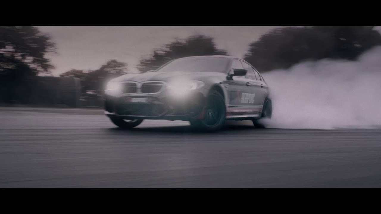 BMW M5 (F90) with an Akrapovič exhaust system