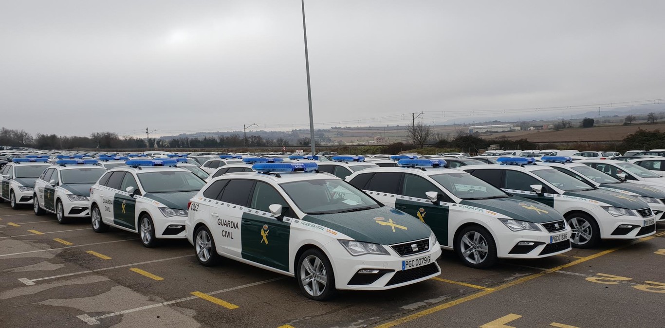 249 SEAT León ST FR 2.0 TDI de 150 CV pasan a formar parte de la flota de la Guardia Civil