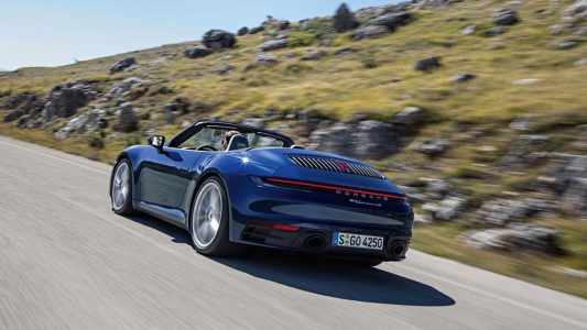 El Porsche 911 prescinde de su techo en el Porsche 911 Cabriolet 2019