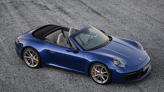 El Porsche 911 prescinde de su techo en el Porsche 911 Cabriolet 2019