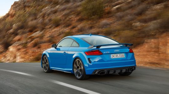 Audi TT RS 2019: La variante más deportiva también se actualiza