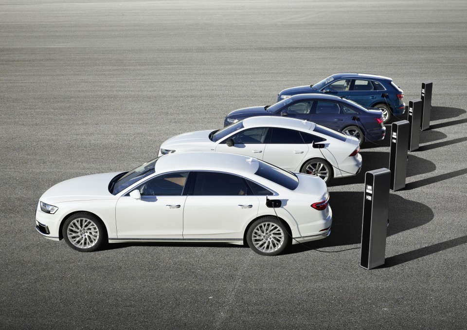 Llega la nueva gama de Audi Q5, A6, A7, A8 híbridos enchufables: ¡Con más de 40 km de autonomía eléctrica!