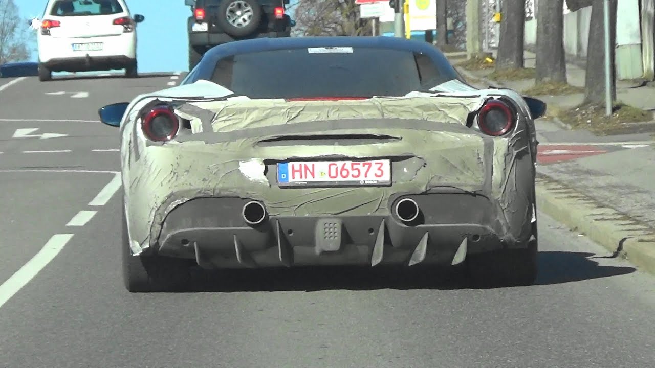Ferrari Dino 488 V6 Hybrid 2019 - barely disguise prototype - Part 2