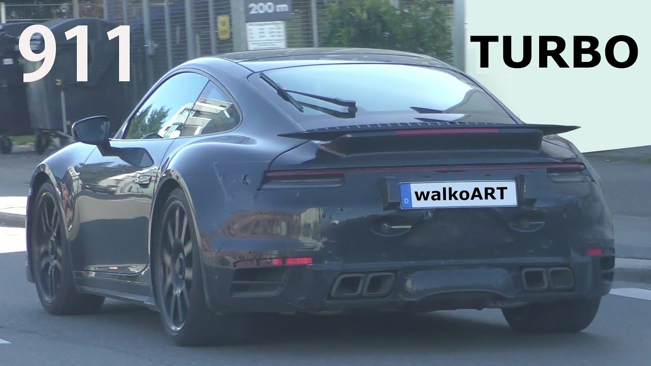 ERLK?NIG Porsche 911 Turbo (2019) prototype in traffic - Baureihe 992