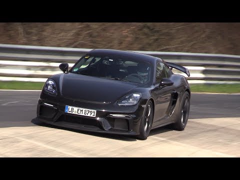 2020 Porsche 718 Cayman GT4 - Exhaust SOUNDS On The Nurburgring!