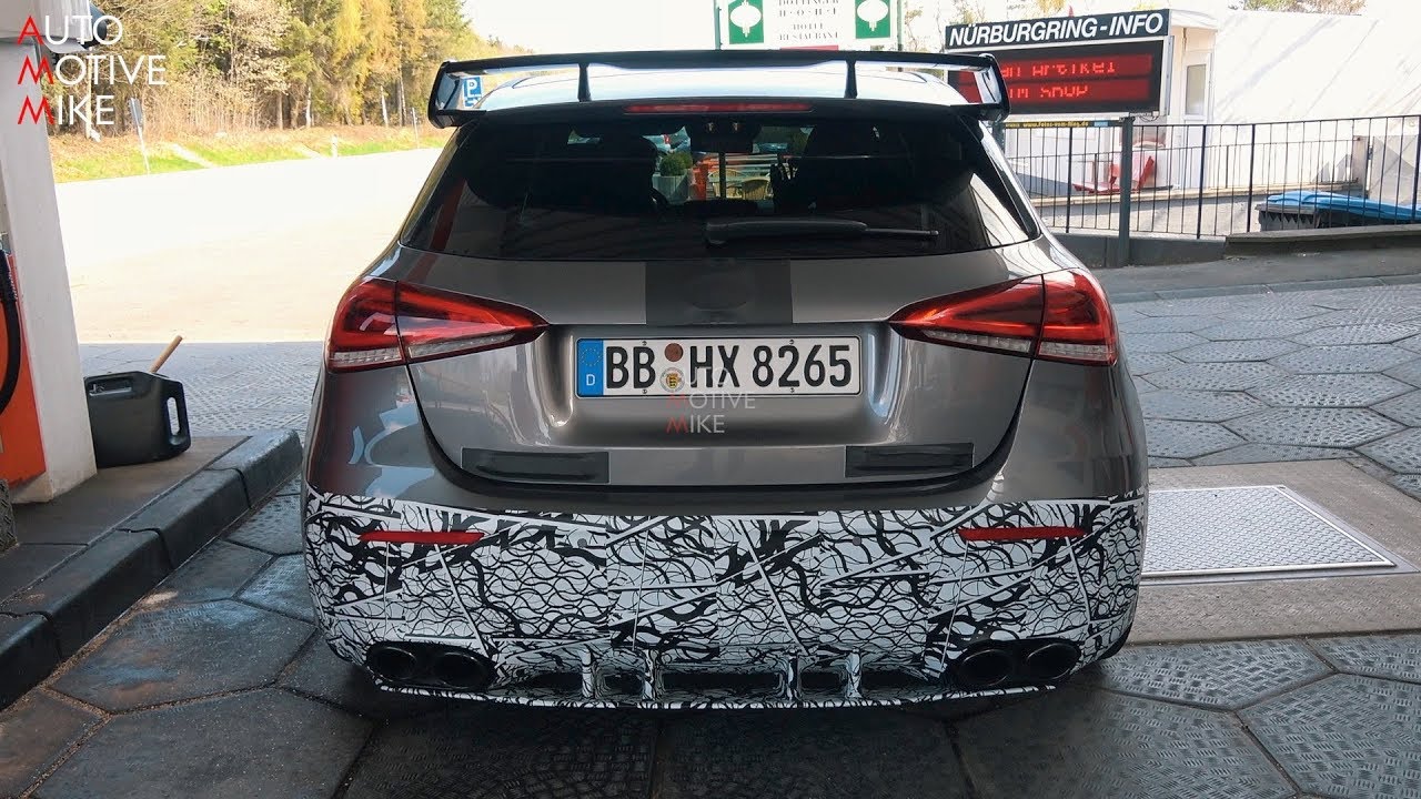 2020 MERCEDES-AMG A45 SPIED TESTING AT THE N?RBURGRING