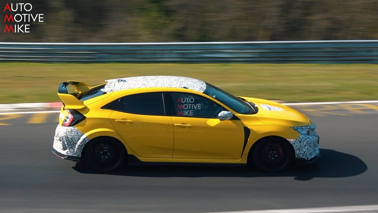 2020 HONDA CIVIC TYPE R SPIED TESTING AT THE N?RBURGRING