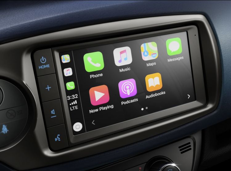 El Toyota Yaris ya es compatible con Apple CarPlay y Android Auto