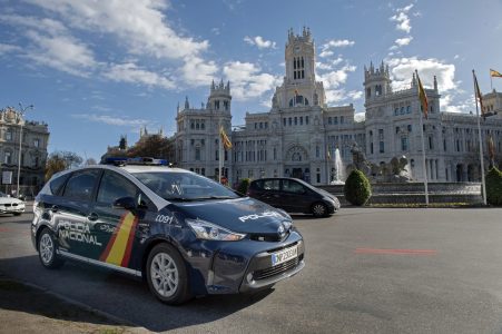 70 Toyota Prius+ híbridos para la flota de la Policía Nacional