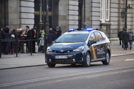 70 Toyota Prius+ híbridos para la flota de la Policía Nacional