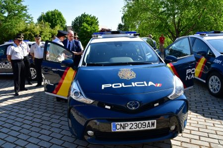 70 Toyota Prius+ híbridos para la flota de la Policía Nacional