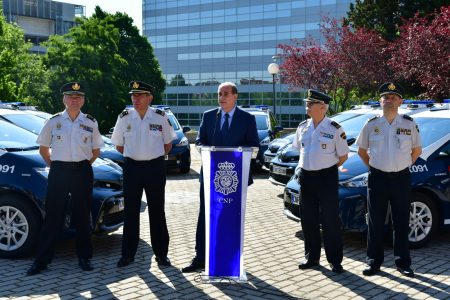 70 Toyota Prius+ híbridos para la flota de la Policía Nacional