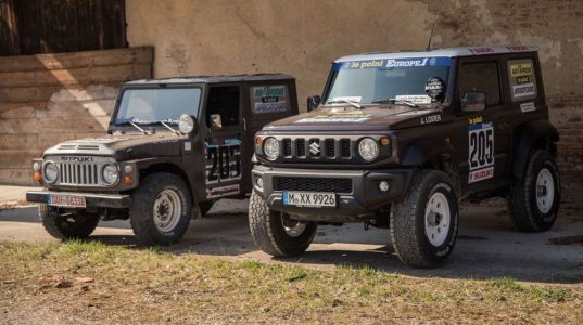 El Suzuki Jimny de Delta 44 homenajea al Rally París-Dakar