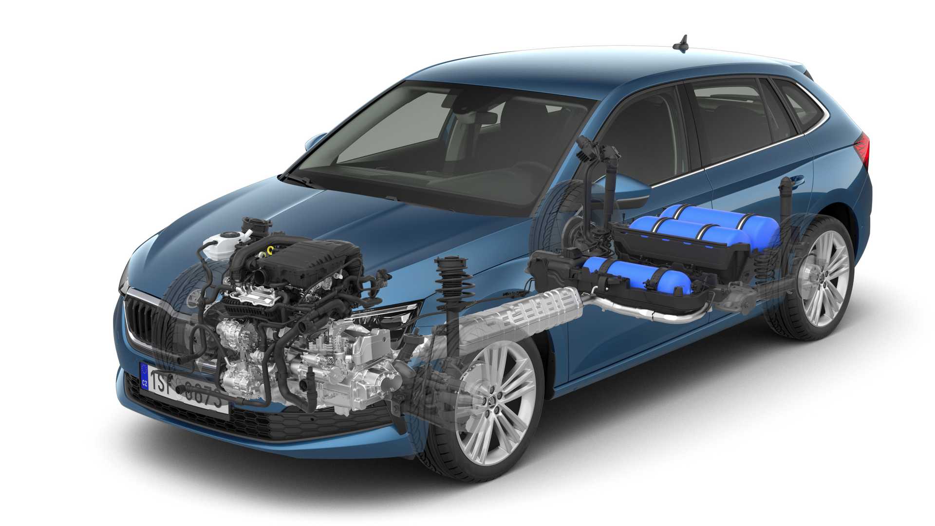 Skoda Scala G-TEC: Hasta 410 kilómetros funcionando sólo con gas