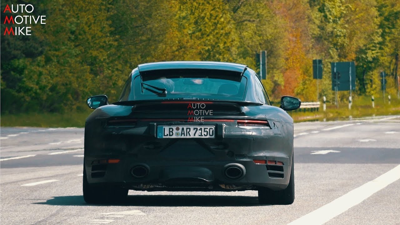 LOUD 2020 PORSCHE 992 TURBO S SPIED TESTING AT THE N?RBURGRING!