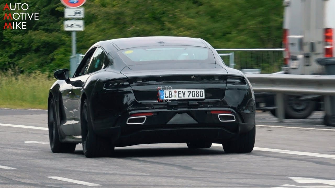 2019 PORSCHE TAYCAN SPIED TESTING AT THE N?RBURGRING
