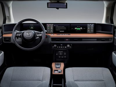 Así es el interior del Honda e: Asistente virtual, acceso con llave digital y un total de cinco pantallas