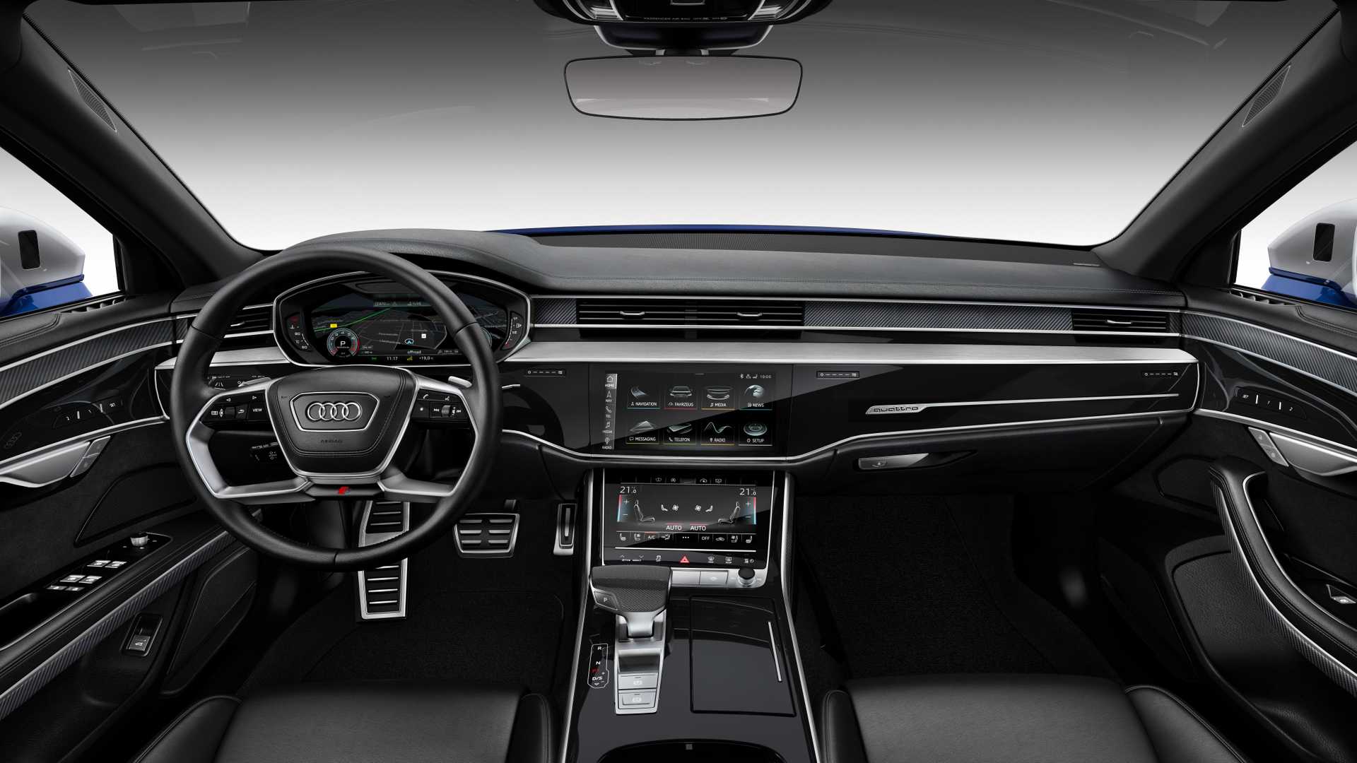 El Audi S8 2019 ya es oficial: Microhibridación, etiqueta ECO y 571 CV de su V8 4.0 TFSI