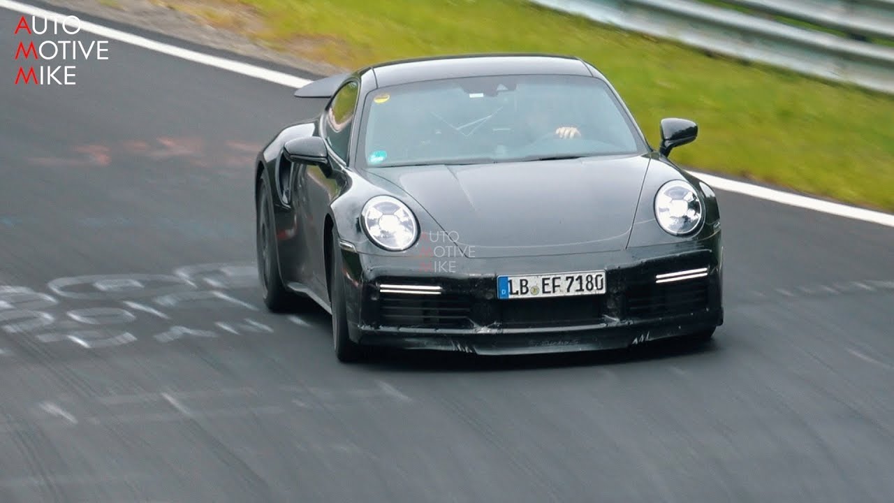 2020 PORSCHE 992 TURBO S SPIED TESTING AT THE N?RBURGRING!