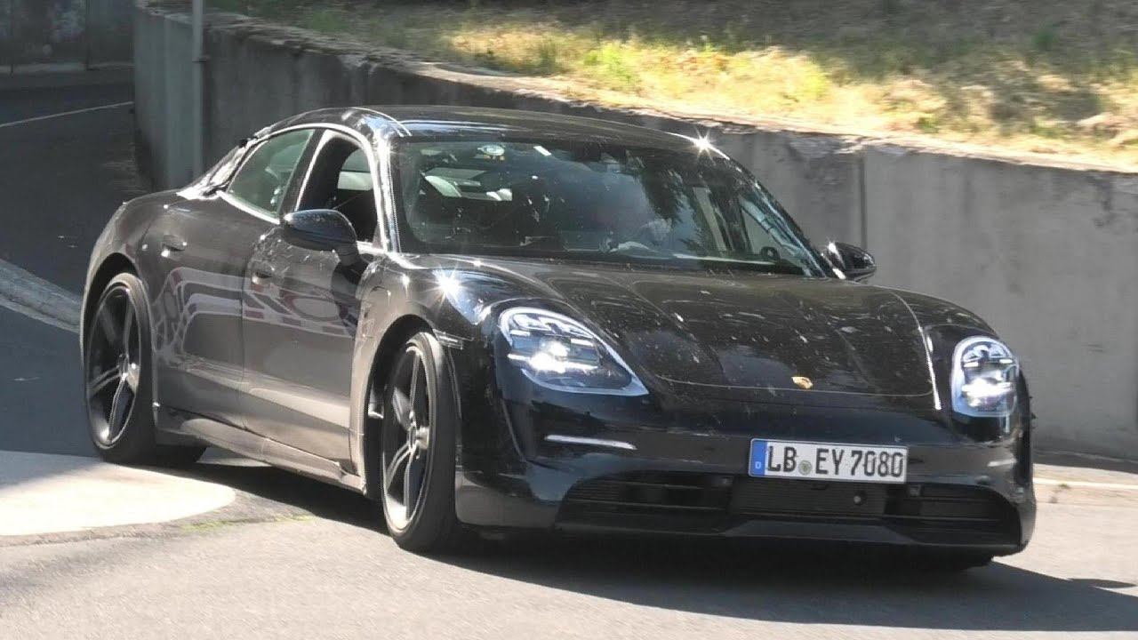 2020 PORSCHE TAYCAN SPIED TESTING AT THE N?RBURGRING