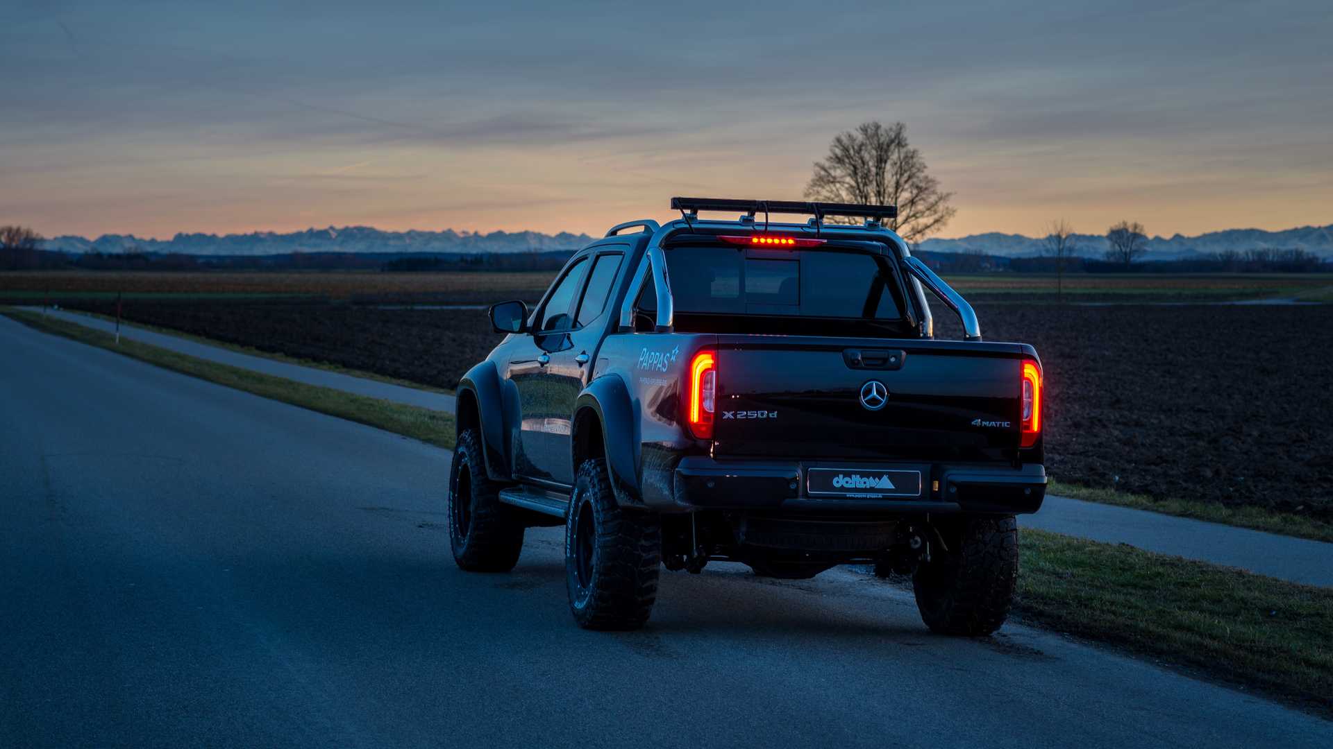 Delta 4x4 se ha animado también a preparar un Mercedes Clase X y este es el resultado