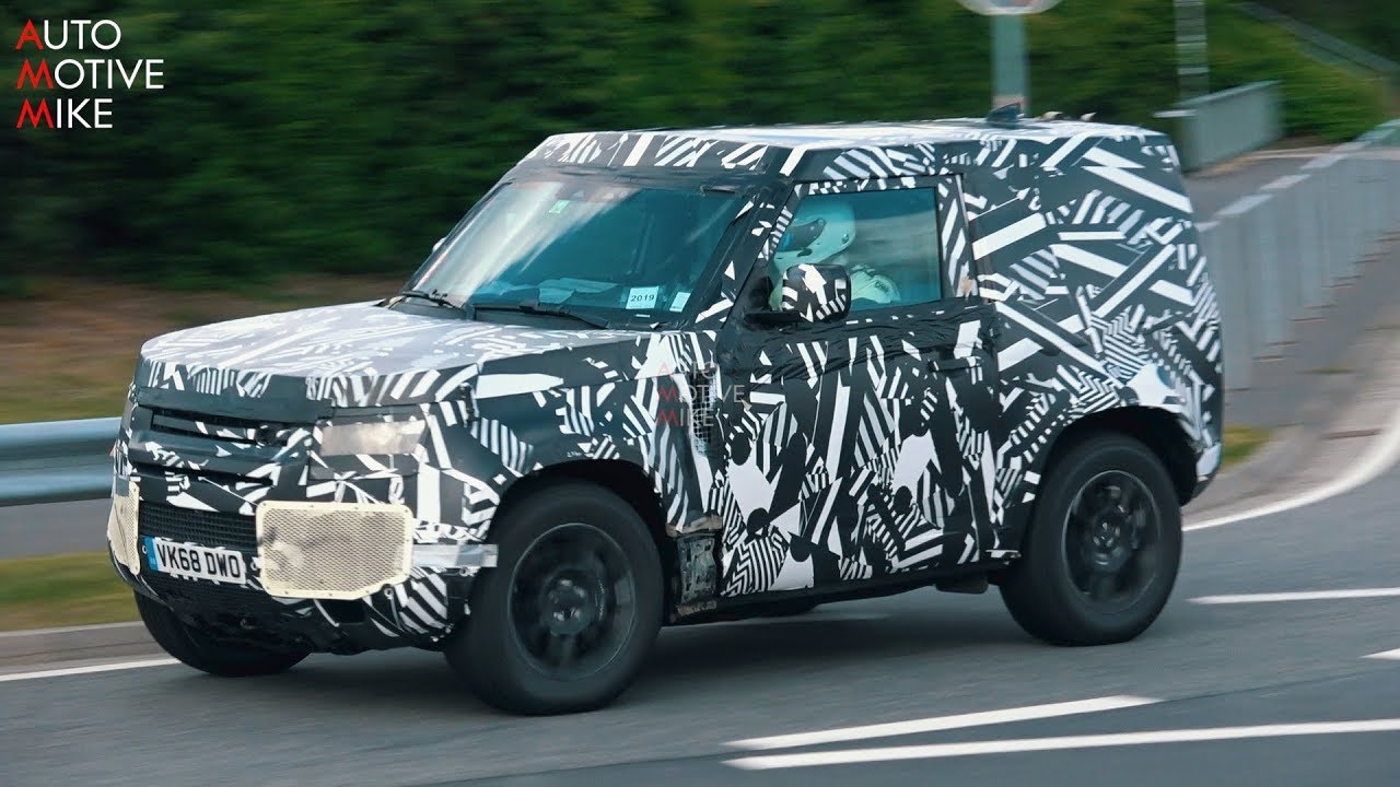 2021 LAND ROVER DEFENDER SPIED TESTING AT THE N�?RBURGRING