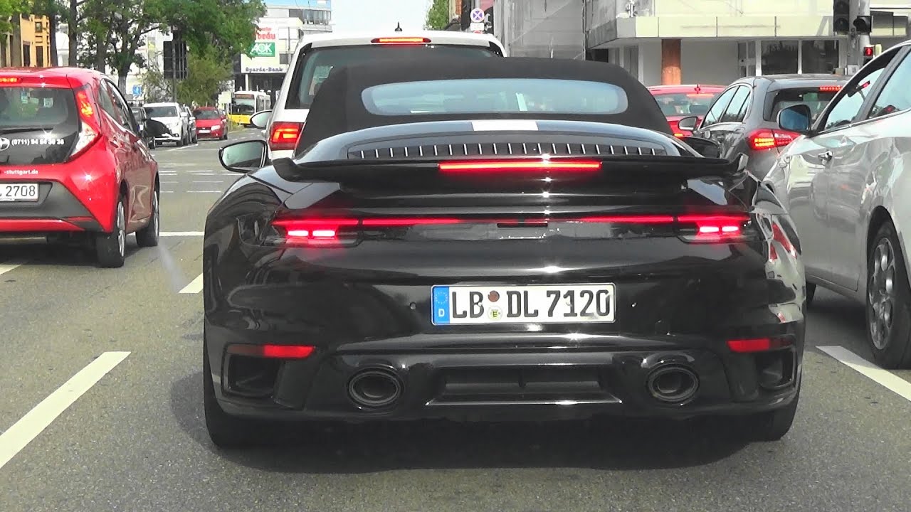 New Porsche 911 Turbo Convertible 2020 / 2021 - 992 series - barely disguise prototype