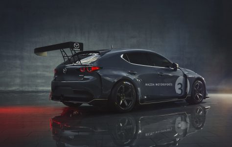 El Mazda3 TCR es la versión destinada a las carreras de turismos: 350 CV de potencia con un motor sobrealimentado