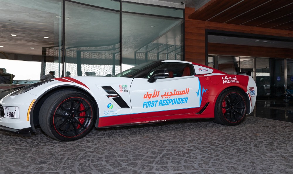 El servicio de ambulancias de Dubái incorpora un Nissan GT-R y un Corvette C7 Grand Sport