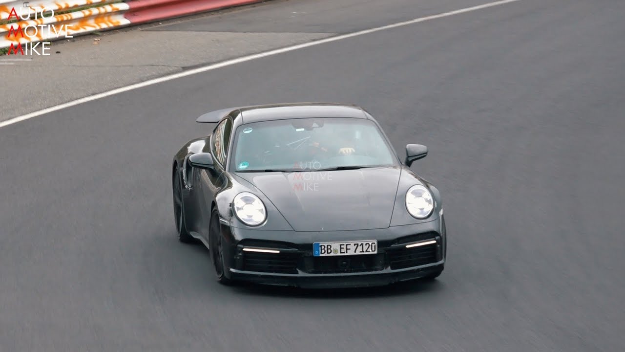 2020 PORSCHE 992 TURBO S SPIED TESTING AT THE N?RBURGRING!