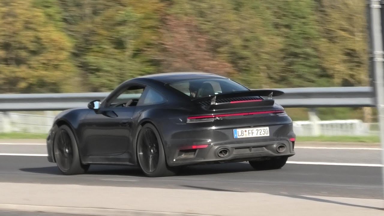 2020 PORSCHE 992 TURBO S SPIED TESTING AT THE N?RBURGRING!