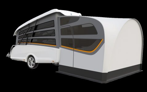 Takeoff X10T: Así de original es esta caravana plegable