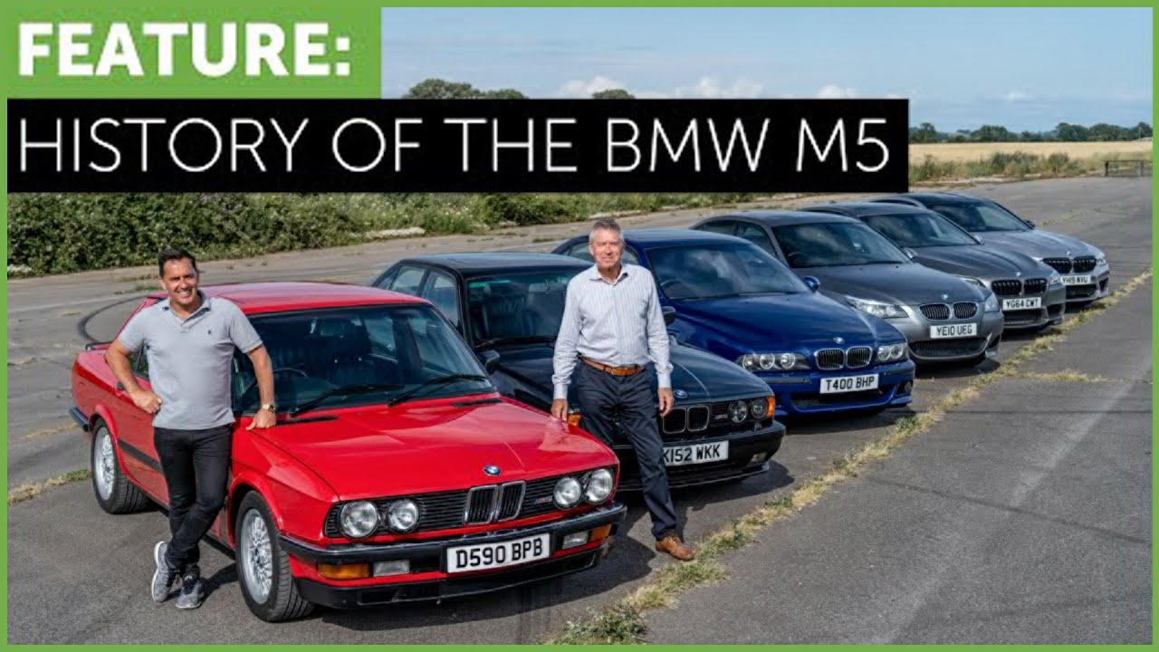 BMW M5 Complete History - E28 to F90