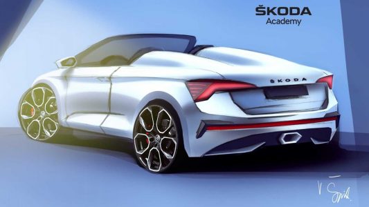 Skoda Scala Spider: Así es el prototipo de descapotable hecho por unos estudiantes