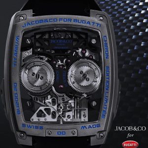 Este reloj tiene un pequeño motor W16 de Bugatti funcional en su interior, pero su precio es astronómico