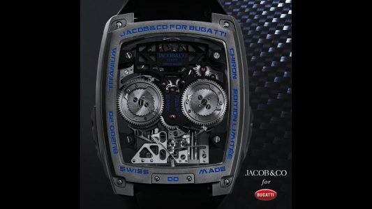 Este reloj tiene un pequeño motor W16 de Bugatti funcional en su interior, pero su precio es astronómico