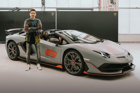 Jorge Lorenzo estrena su nuevo Lamborghini Aventador SVJ 63 Roadster