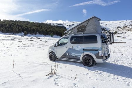 Nissan e-NV200 Winter Camper: Furgoneta camper eléctrica pensada para condiciones extremas
