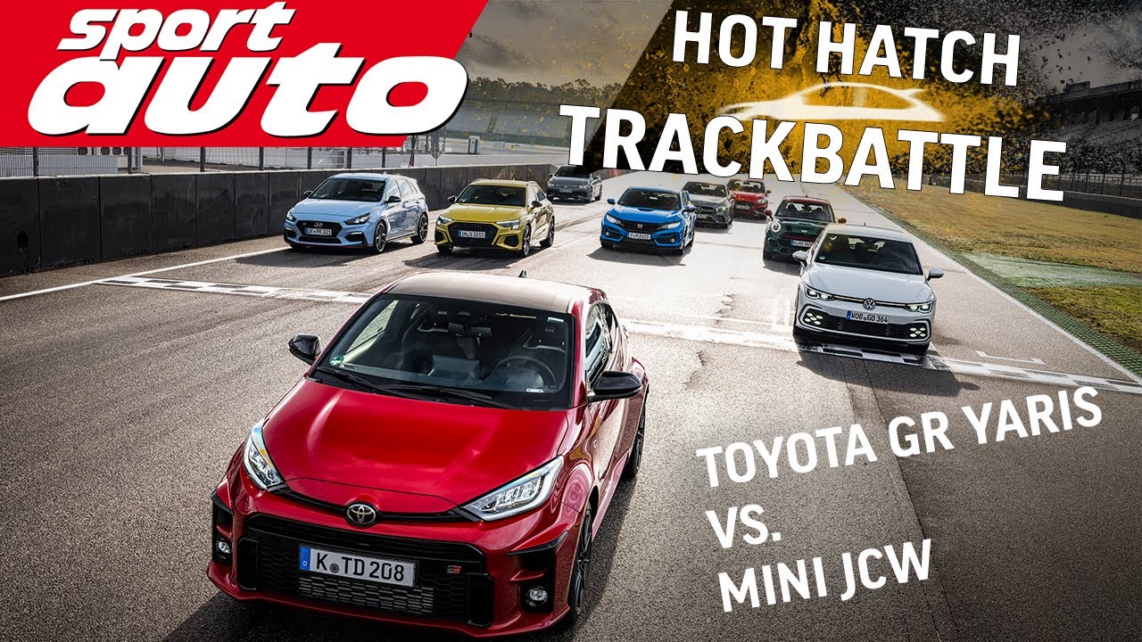 Toyota GR Yaris vs. Mini JCW | Hot Hatch Trackbattle Teil 1 | sport auto