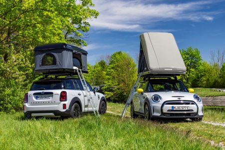 Irte de camping con tu MINI eléctrico es posible con los nuevos accesorios