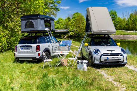 Irte de camping con tu MINI eléctrico es posible con los nuevos accesorios