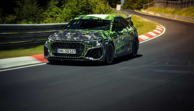 El Audi RS 3 Sedán 2021 es el nuevo rey de los compactos en Nürburgring
