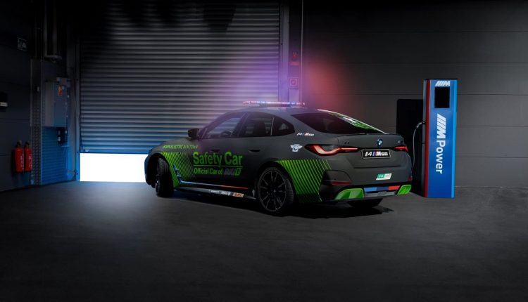 El BMW i4 M50 es el primer Safety Car eléctrico de la firma