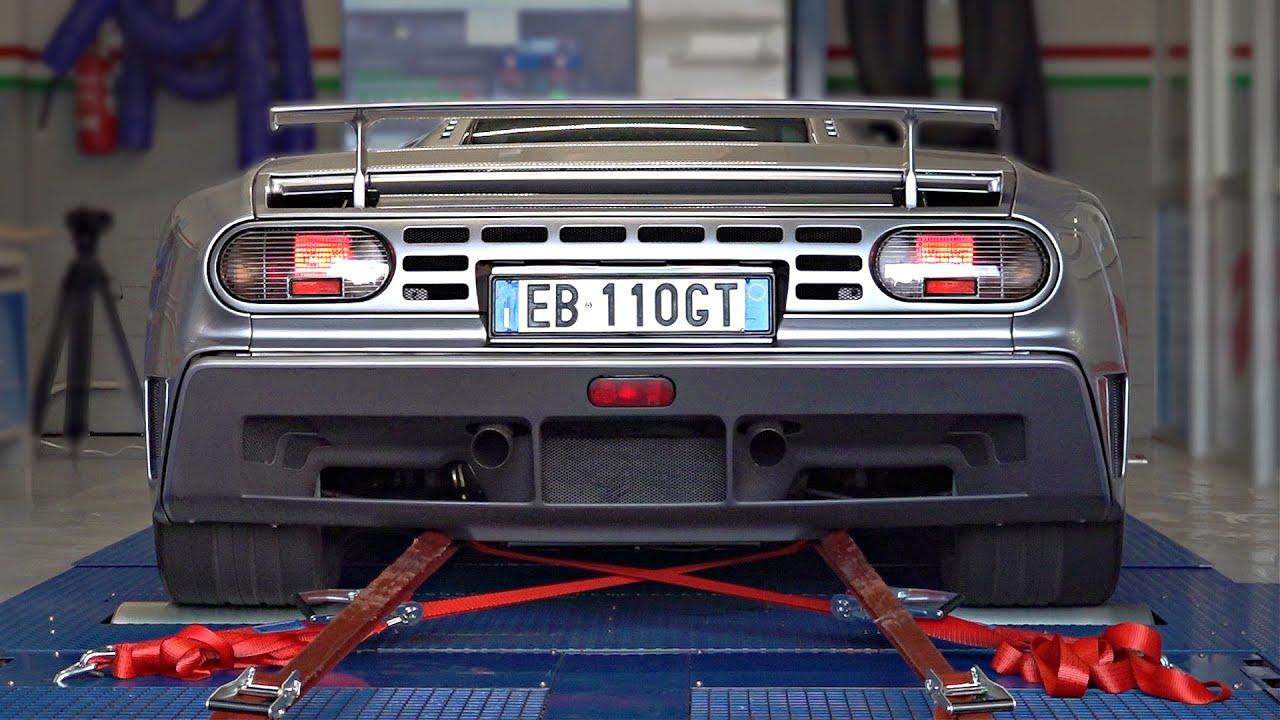 1994 Bugatti EB110 on the DYNO feat. 8700rpm Quad-Turbo V12 | OnBoard, Accelerations, Dyno Pulls!
