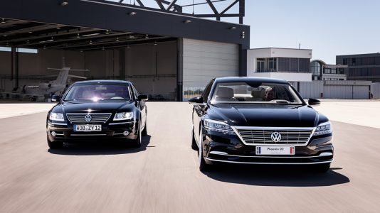 Volkswagen muestra la segunda generación del Phaeton que nunca llegó a fabricar