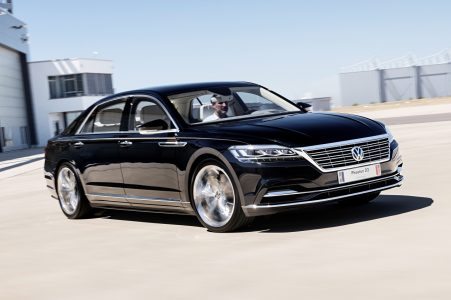 Volkswagen muestra la segunda generación del Phaeton que nunca llegó a fabricar