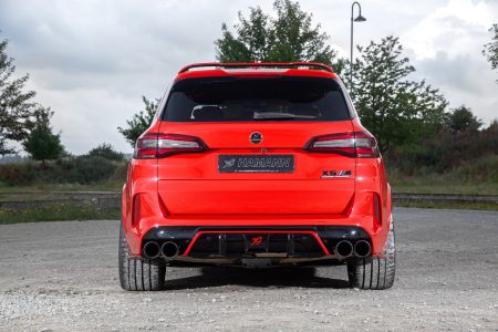 El BMW X5 M Competition de Hamann se viste de este llamativo color rojo