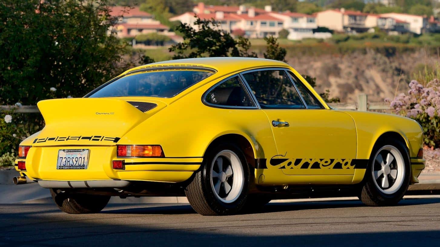 El Porsche 911 Carrera RS 2.7 de Paul Walker sale a subasta